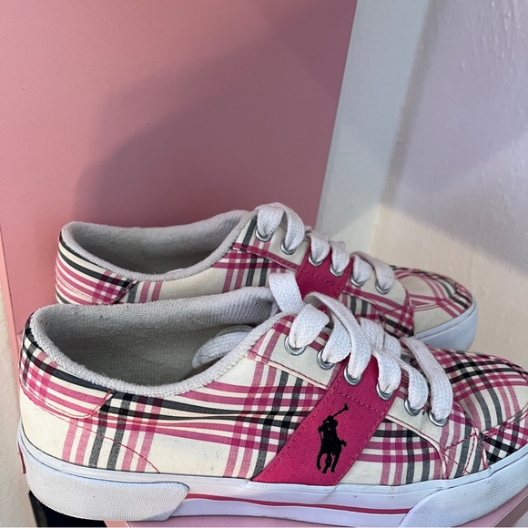 Pink Polo By Ralph Lauren Shoes - Picture 2 of 9